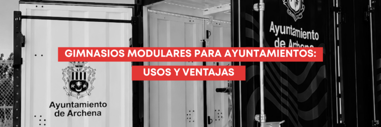 Gimnasio modular CUBOFIT personalizado para el Ayuntamiento de Archena